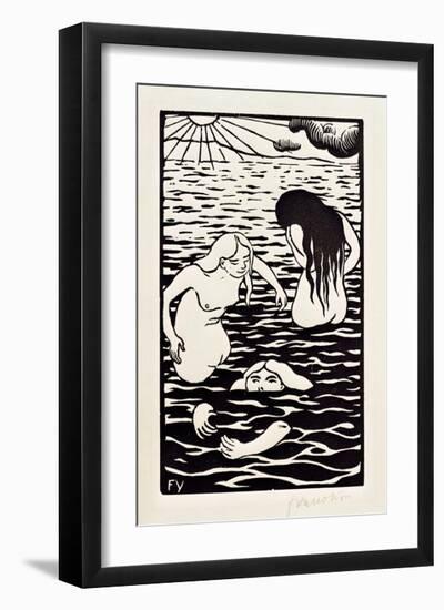 The Three Bathers-Félix Vallotton-Framed Giclee Print