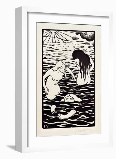 The Three Bathers-Félix Vallotton-Framed Giclee Print