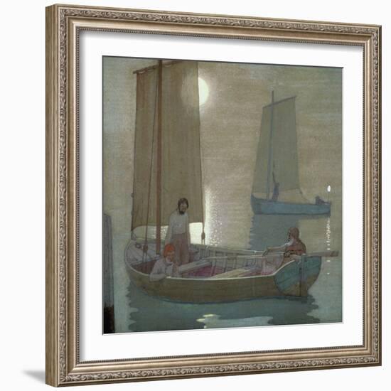 The Three Brothers, circa 1897-Frederick Cayley Robinson-Framed Giclee Print