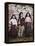 The Three Children Jacinta Francisco and Lucia Who Saw the Vision of Fatima in Portugal-null-Framed Premier Image Canvas