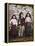 The Three Children Jacinta Francisco and Lucia Who Saw the Vision of Fatima in Portugal-null-Framed Premier Image Canvas