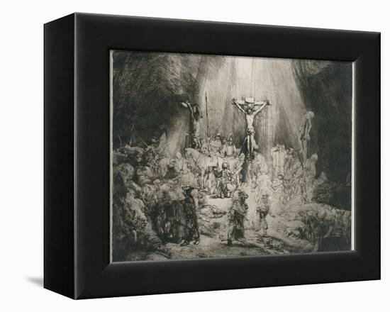 The Three Crosses, C. 1653-Rembrandt van Rijn-Framed Premier Image Canvas