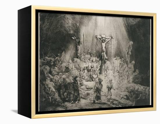 The Three Crosses, C. 1653-Rembrandt van Rijn-Framed Premier Image Canvas
