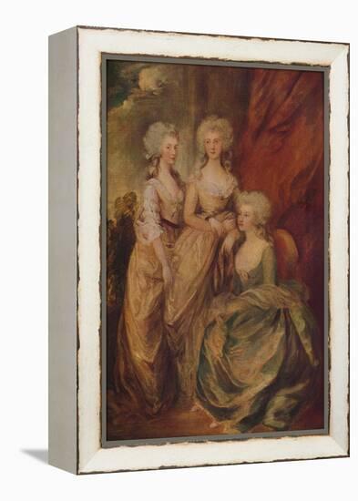 'The Three Eldest Princesses: Charlotte, Princess Royal, Augusta and Elizabeth', c1783-Thomas Gainsborough-Framed Premier Image Canvas