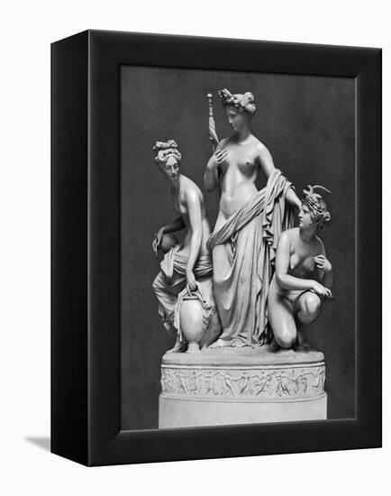 The Three Fates, Sculpture-null-Framed Premier Image Canvas