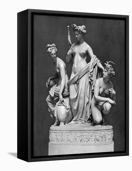 The Three Fates, Sculpture-null-Framed Premier Image Canvas