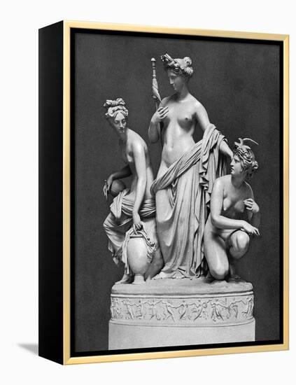 The Three Fates, Sculpture-null-Framed Premier Image Canvas