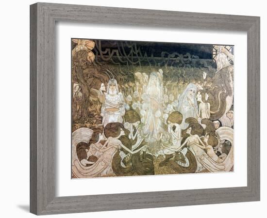 The Three Fiancees-Jan Theodore Toorop-Framed Giclee Print