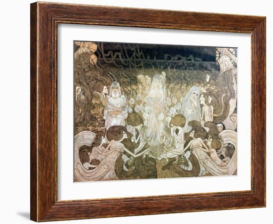 The Three Fiancees-Jan Theodore Toorop-Framed Giclee Print