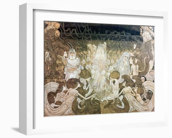 The Three Fiancees-Jan Theodore Toorop-Framed Giclee Print