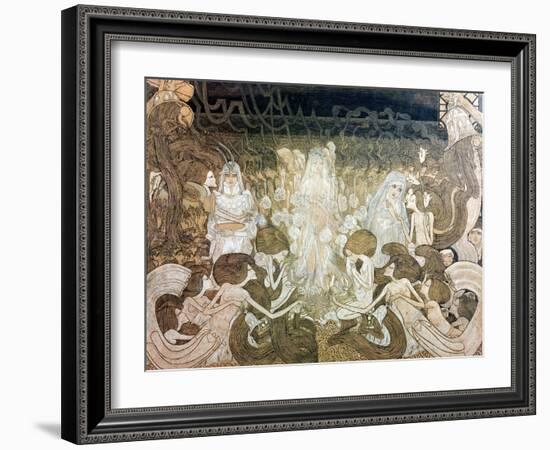 The Three Fiancees-Jan Theodore Toorop-Framed Giclee Print