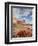 The Three Gossips and Common Paintbrush (Castilleja Chromosa), Arches National Park, Utah, USA-James Hager-Framed Photographic Print