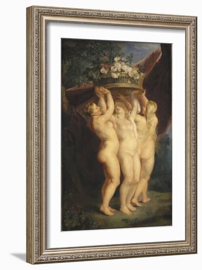 The Three Graces, 1620-1625-Peter Paul Rubens-Framed Giclee Print