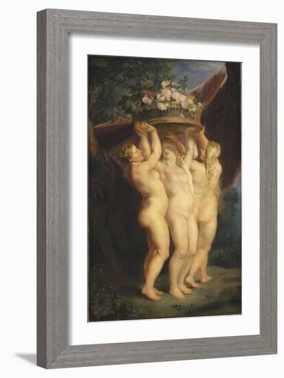 The Three Graces, 1620-1625-Peter Paul Rubens-Framed Giclee Print