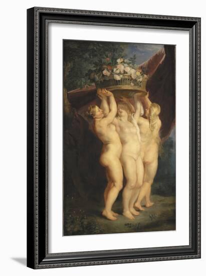 The Three Graces, 1620-1625-Peter Paul Rubens-Framed Giclee Print