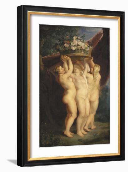 The Three Graces, 1620-1625-Peter Paul Rubens-Framed Giclee Print