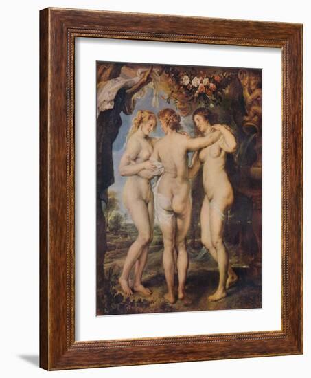 'The Three Graces', 1639-Peter Paul Rubens-Framed Giclee Print