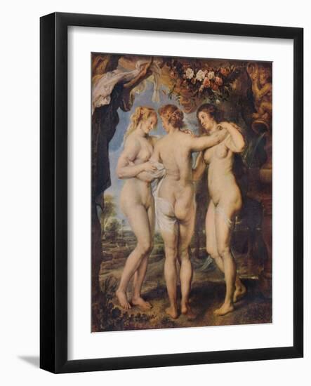 'The Three Graces', 1639-Peter Paul Rubens-Framed Giclee Print