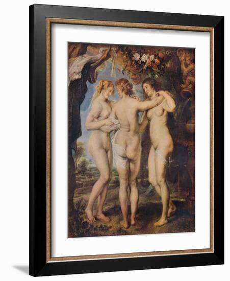 'The Three Graces', 1639-Peter Paul Rubens-Framed Giclee Print