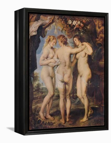 'The Three Graces', 1639-Peter Paul Rubens-Framed Premier Image Canvas
