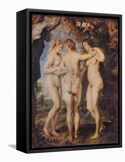 'The Three Graces', 1639-Peter Paul Rubens-Framed Premier Image Canvas