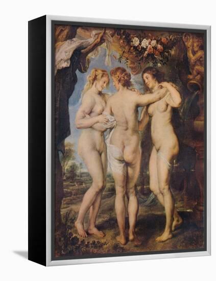 'The Three Graces', 1639-Peter Paul Rubens-Framed Premier Image Canvas