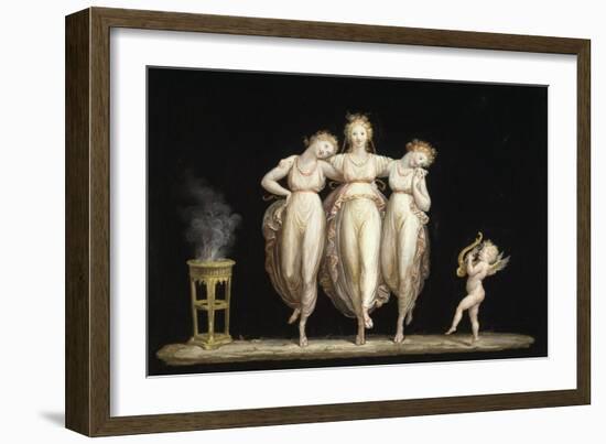 The Three Graces, 1798-1799-Antonio Canova-Framed Giclee Print