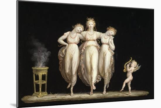 The Three Graces, 1798-1799-Antonio Canova-Mounted Giclee Print