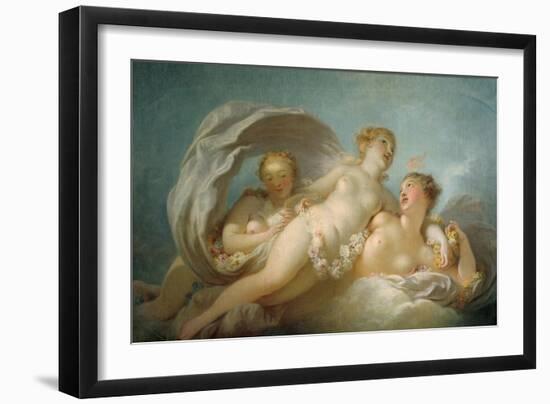 The Three Graces, 18th Century-Jean-Honore Fragonard-Framed Giclee Print