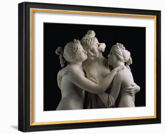 The Three Graces, c.1814-17-Antonio Canova-Framed Photographic Print