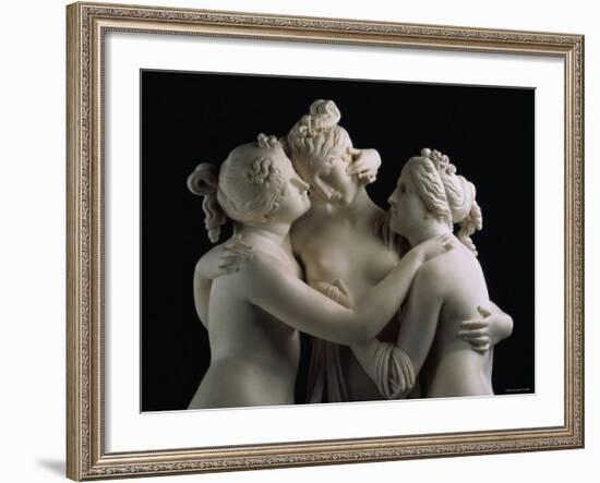 The Three Graces, c.1814-17-Antonio Canova-Framed Photographic Print