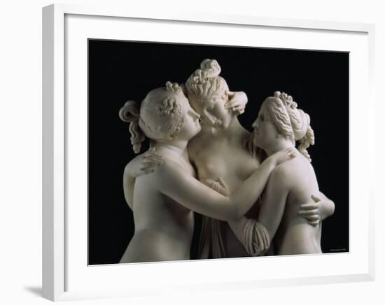 The Three Graces, c.1814-17-Antonio Canova-Framed Photographic Print