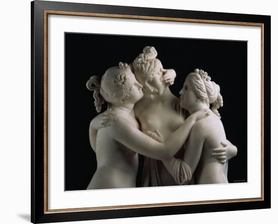 The Three Graces, c.1814-17-Antonio Canova-Framed Photographic Print