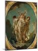 The Three Graces Carrying Amor, God of Love-Francois Boucher-Mounted Giclee Print