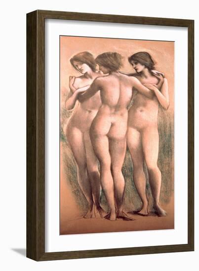 The Three Graces, circa 1885-Edward Burne-Jones-Framed Giclee Print