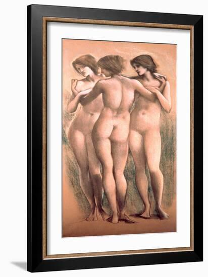 The Three Graces, circa 1885-Edward Burne-Jones-Framed Giclee Print