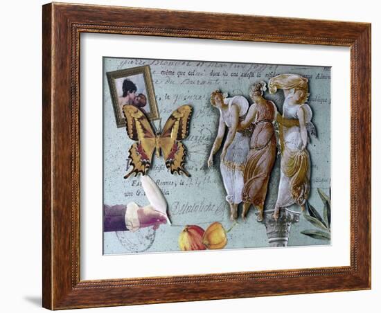 The Three Graces II-Gerry Charm-Framed Giclee Print