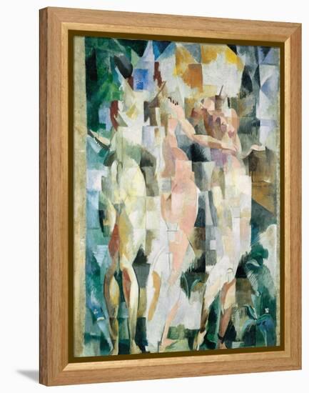 The Three Graces; Les Trois Graces, 1912 (Oil on Canvas)-Robert Delaunay-Framed Premier Image Canvas