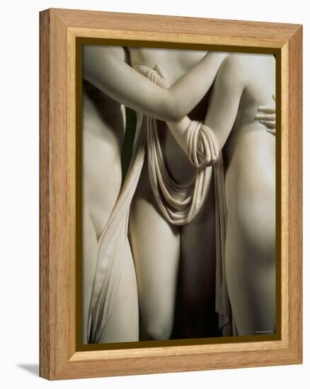 The Three Graces, Lower Part of Statue in White Marble, c.1814-17-Antonio Canova-Framed Premier Image Canvas