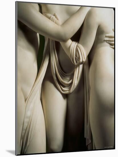 The Three Graces, Lower Part of Statue in White Marble, c.1814-17-Antonio Canova-Mounted Photographic Print