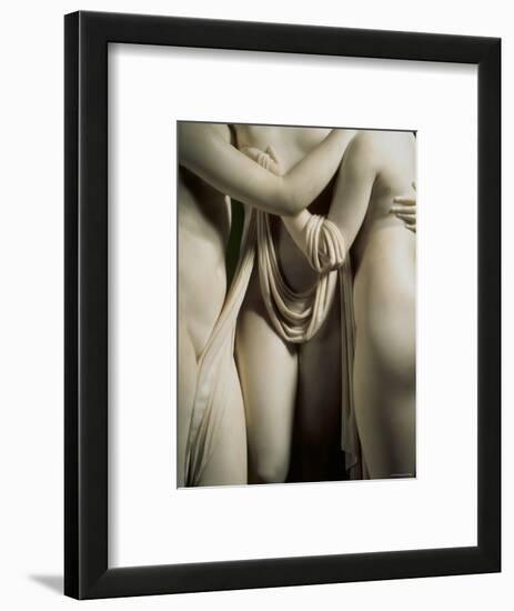 The Three Graces, Lower Part of Statue in White Marble, c.1814-17-Antonio Canova-Framed Photographic Print