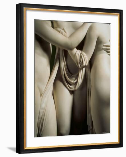 The Three Graces, Lower Part of Statue in White Marble, c.1814-17-Antonio Canova-Framed Photographic Print