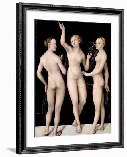 The Three Graces-Lucas Cranach the Elder-Framed Photographic Print