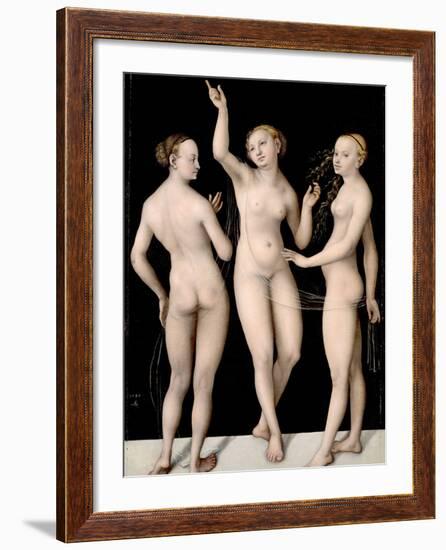 The Three Graces-Lucas Cranach the Elder-Framed Photographic Print