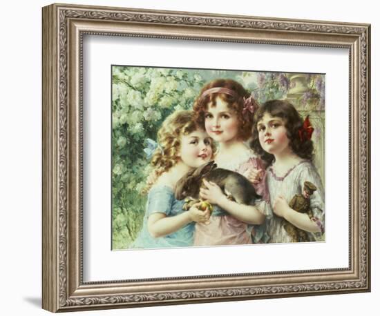 The Three Graces-Emile Vernon-Framed Giclee Print