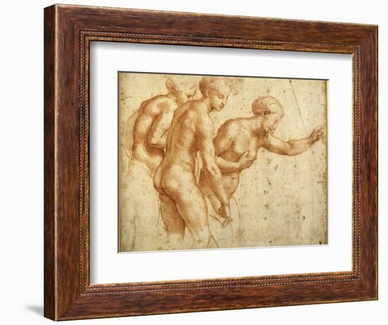 The Three Graces-Raphael-Framed Giclee Print