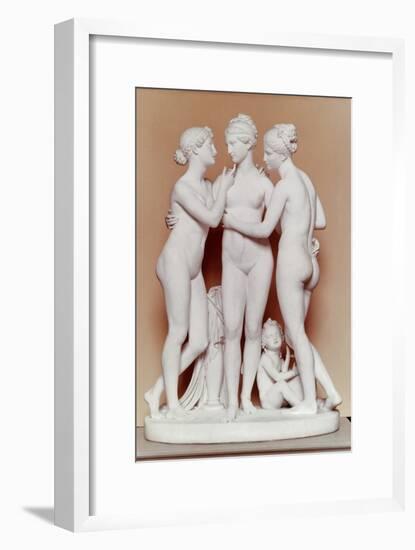 The Three Graces-Bertel Thorvaldsen-Framed Giclee Print