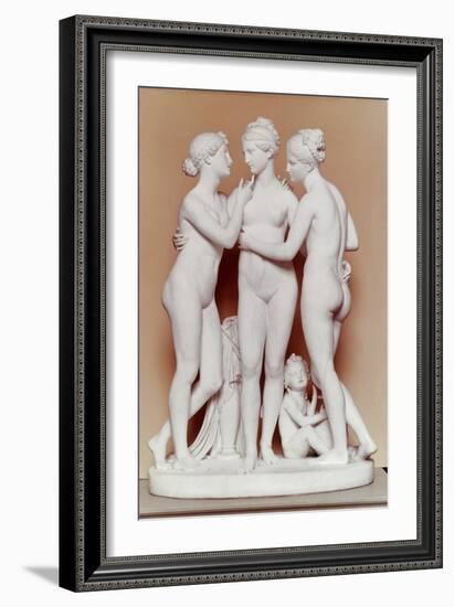 The Three Graces-Bertel Thorvaldsen-Framed Giclee Print