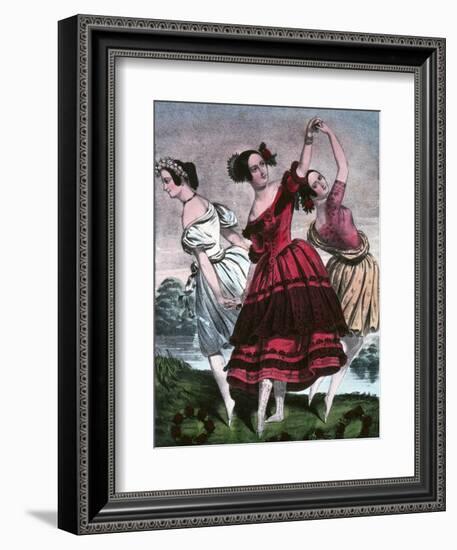 The Three Graces-Currier & Ives-Framed Giclee Print