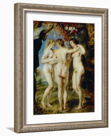 The Three Graces-Peter Paul Rubens-Framed Giclee Print